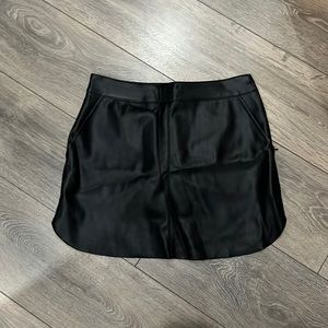 Leather skirt